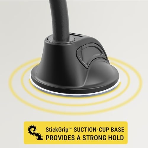 Scosche MXDM Ultra-Strong Magnetic Car Phone Holder – Secure Dashboard Mount for i Phone, Samsung & All Smartphones – Effortless Hands-Free Navigation & Enhanced Driving Safety with Durable Metal Plate
