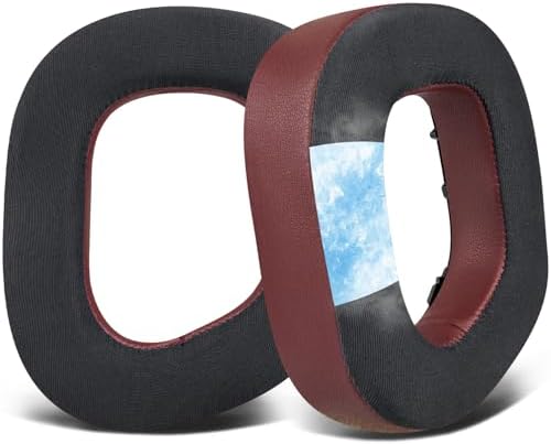 SOULWIT Premium Cooling-Gel Earpads for Corsair HS80 Max/HS80 USB Wired/HS80 RGB Wireless Headsets – High-Density Noise Isolation Foam for Enhanced Comfort and Immersive Gaming Experience – Effortless Installation and Sleek Black Design