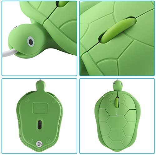 YOCUNKER Adorable Turtle-Shaped Wireless Mouse for Kids – Ergonomic Optical Mouse in Vibrant Pink, Perfect for PC, Laptop, and Mac Book – Fun and Functional Computer Accessory to Enhance Learning and Playtime