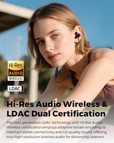 Discover Exceptional Sound Clarity with Sound PEATS Q40 HD Bluetooth 5.4 Earbuds – Unlock Hi-Res LDAC Audio Technology, Immerse Yourself in Dynamic Dual 11 mm Drivers for Deep Bass and Crisp Treble, and Enjoy IP67 Waterproof Protection for All-Weather Use. Experience Uninterrupted Listening with 20-Hour Battery Life and Rapid Charging, Plus Effortlessly Connect Two Devices for Maximum Flexibility. Tailor Your Audio Experience with Adaptive EQ Settings via the Intuitive Companion App, and Never Lose Track of Your Earbuds with the Innovative Find Feature. Perfectly Crafted for Active Lifestyles, These Premium Waterproof Earbuds Combine Ergonomic Comfort, Superior Durability, and Cutting-Edge Technology for an Unparalleled Listening Experience. Ideal for Fitness Buffs, Daily Commuters, or Home Relaxation, Transform Your Sound Journey with the Sound PEATS Q40 – Where Quality Meets Convenience.