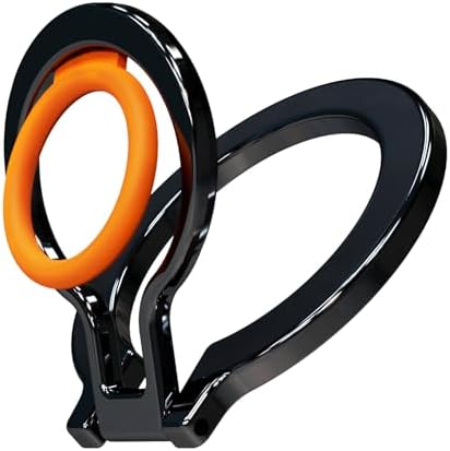 Transform Your Mobile Experience with the Innovative 360° Magnetic Phone Grip for Mag Safe – Tailored for i Phone 16 Pro Max, 15, 14, 13, and 12 Series – Advanced Silicone Finger Strap for Superior Drop Protection – Effortless Wireless Charging Compatibility – Sleek Aesthetic Enhances Device Style and Functionality – Experience Ultimate Versatility for Texting, Video Calls, and Streaming – Crafted from Premium Quality Materials for Long-Lasting Durability and Comfort – Upgrade Your i Phone Accessories and Elevate Daily Interactions!