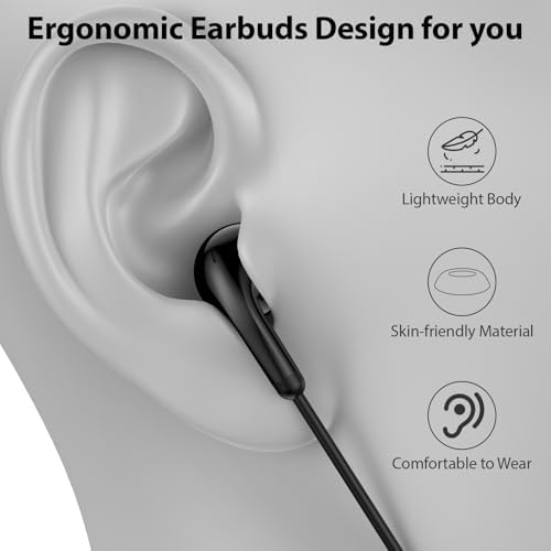 Premium USB C Earbuds for i Phone & i Pad – Superior Hi-Fi Stereo Headphones with Advanced Noise Isolation, Integrated Microphone, and Effortless Volume Control – Ideal for Audiophiles and Creative Professionals – Lightweight Ergonomic Design for Ultimate Comfort and Seamless Device Compatibility