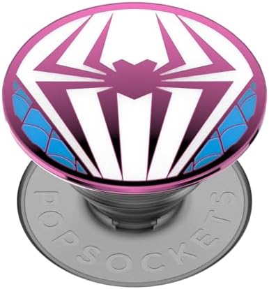 Mag Safe-Compatible Spiderman Enamel Ghost Spider Suit Pop Socket – Ultimate Hands-Free Kickstand & Wireless Charging Grip for Mobile Convenience and Style