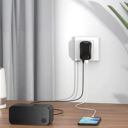 Universal Multi-Voltage AC/DC Power Supply Adapter – 41 W Charger with 8 Selectable Tips for 6 V to 24 V Devices, 1500 m A Output, Compact Design for Home and Office Electronics, Reliable and Efficient Power Solution