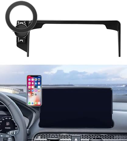 Maser Weller Premium Car Phone Holder for Honda HR-V & CR-V (2023-2025) – 360° Rotatable Mag Safe-Compatible Mount for 7/9-Inch Screens – Tool-Free Installation with Secure Fixed Clip Design for Ultimate Convenience and Safety