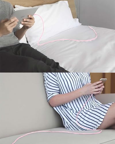 15 FT USB-C to USB-C Charging Cable (2 Pack, 60 W) – High-Speed Data Transfer & Power Delivery for i Phone 15 Pro, Samsung Galaxy S23/S22, Google Pixel 6 Pro, and More – Ultimate Compatibility & Durability for On-the-Go Charging Solutions