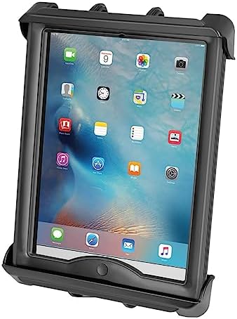 RAM Mounts U Tab-Tite Tablet Holder for i Pad Pro 9.7 – Versatile 360-Degree Rotating Mount for Hands-Free Use – Compatible with RAM B & C Ball Bases – Durable, Lightweight Design for Home, Office, and Travel – Adjustable Fit for Tablets with or Without Cases – Boost Productivity with Portrait and Landscape Viewing Options – Securely Holds Your Device for Seamless Operation and Easy Accessibility – Elevate Your Tablet Experience with Reliable Support and Convenience