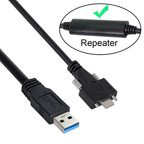 Experience Unmatched Data Transfer with xiwai 5-Meter USB 3.1 Type-C Dual Screws Locking Cable – Perfect for Camera Recorders & Enhanced Device Compatibility – High-Speed USB 3.0 Connectivity for Professionals and Enthusiasts
