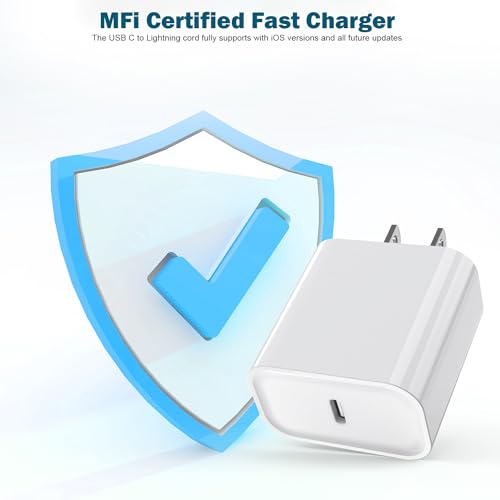 Ultra-Fast Dual USB-C Wall Charger for i Phone 15 – 40 W Power Delivery Adapter, Compact and Foldable Design for On-the-Go Charging, Ideal for i Phone 15/14/13 Pro, i Pad, and More – Maximum Efficiency with Enhanced Safety Features