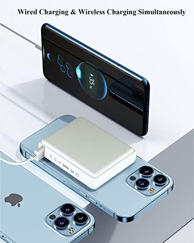 Ultimate Mag-Safe Wireless Power Bank – 20000 m Ah Fast Charging Battery Pack for i Phone 16/15/14/13/12 Series – Sleek Portable Charger with 20 W Output – Versatile Backup Power Solution for On-the-Go Charging – Enhanced Compatibility & Stylish Design