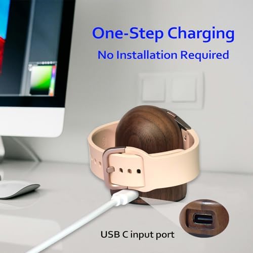 Elevate Your Charging Experience with the Premium Walnut Samsung Galaxy Watch Magnetic Dock – High-Speed Wireless Charger for Galaxy Watch Series 6/5/4/3/2/Active 2/1/S3 – Sleek Smartwatch Accessory for Modern Workspaces and Homes. Enjoy Effortless Charging with Stylish Design and Enhanced Durability, Perfect for Home, Office, or Travel Use. Say Goodbye to Tangled Wires and Hello to Instant Power with This Elegant Docking Station, Crafted for Maximum Compatibility and Aesthetic Appeal. Ideal for Tech-Savvy Individuals Seeking Functionality and Sophistication in Their Charging Solutions.