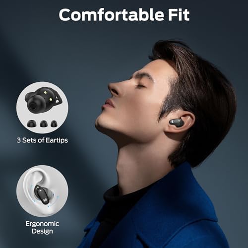 Monster N-Lite 206 Bluetooth 5.4 Wireless Earbuds – 25-Hour Playtime with IPX6 Waterproof Protection for Ultimate Durability – Touch Control for Seamless Music & Call Management – USB-C Fast Charging for On-the-Go Convenience – Superior Comfort and Deep Immersive Sound for Gym, Commutes, and Everyday Use