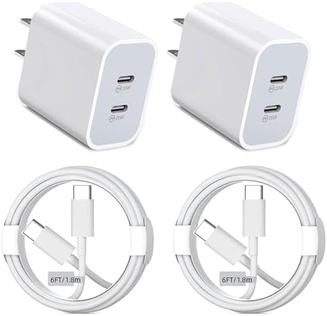 Experience Rapid Charging with the 40 W Dual Port USB-C Wall Charger for i Phone 16 Series – Includes 6 FT USB-C to C Cable for Ultimate Flexibility – Charge Two Devices at Once with Cutting-Edge Safety Features – Ideal for Home, Office, and Travel – Fully Compatible with i Phone 16, 15, 15 Plus, 15 Pro, and 15 Pro Max – Optimize Your Power Needs with Superior Efficiency and Convenience!