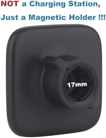 Revolutionize Your Drive with the 17 mm Mag Safe-Compatible Magnetic Phone Mount Base – Secure 0.67″ Ball Socket Cradle for Effortless Hands-Free Navigation and Calls, Sleek Square Design for Ultimate Durability and Style