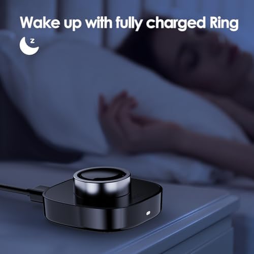 Oura Ring Gen3 Compatible Fast Charging Dock – Size 8 USB-C Station for Optimal Smart Ring Performance – Rapid Power Boost and Sleek Design for Wellness Tracking Convenience