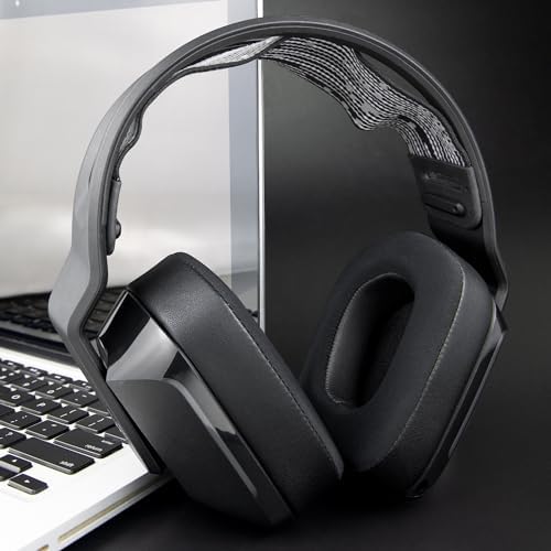 SOULWIT Cooling Gel Earpads for Logitech G733, G535, G335 – Advanced Comfort & Noise Isolation Cushions for Immersive Gaming – Durable Grey Replacement Ear Pads for Enhanced Audio Performance and Extended Playtime
