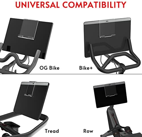 Universal Tablet Holder Mount for Peloton Bikes, Rowers, and Treadmills – Ultimate i Pad and Smartphone Stand for Enhanced Workout Engagement and Compatibility Options – 360-Degree Rotation, Easy Installation, and Sturdy Design for Home and Gym Use