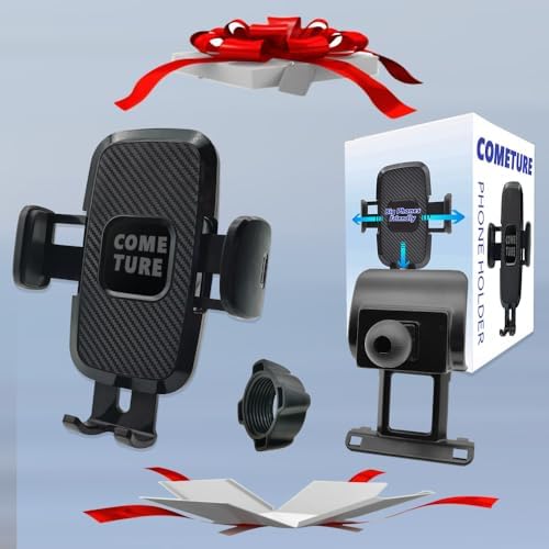 COMETURE Nissan Rogue Phone Holder Mount: 360-Degree Adjustable Car Cradle for i Phone & Android – Ultimate Smartphone Navigation Accessory (2014-2020) – Secure, Easy Installation, Enhanced Driving Experience