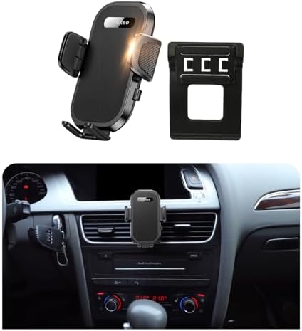 Audi-Specific Adjustable Smartphone Mount for A4, A5, S4, S5, RS4, RS5 & Allroad (2009-2016) – Secure 4-7 Inch Phone Holder with Effortless Installation and Enhanced Stability for Optimal Hands-Free Navigation and Communication