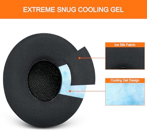 Upgrade Your Beats Solo 2 & 3 Experience with GVOEARS Premium Thicker Memory Foam Ear Pads – Exceptional Comfort & Noise Isolation, Durable 3 M Adhesive for Secure Fit, Stylish Grey Cushions for Enhanced Audio Performance and Long-Lasting Use – Perfect Headphone Accessories for Wireless & Wired Models