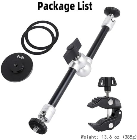 Ultimate All-Metal Magnetic Phone Holder with 10″ Adjustable Arm & Super Clamp – Premium Rear View Mirror Mount for i Phone 16/15/14/13/12 Series – Unmatched Stability & Easy Installation for Cars, Trucks, and Handlebars – Elevate Your Hands-Free Experience