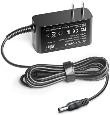 KFD 9 V 3 A AC/DC Power Adapter – Premium Charger for Echelon Smart Connect Fitness Bikes (EX1, EX3 Max, EX5) – Boost Your Workout with Reliable Power Supply for Enhanced Cycling Performance and Seamless Connectivity