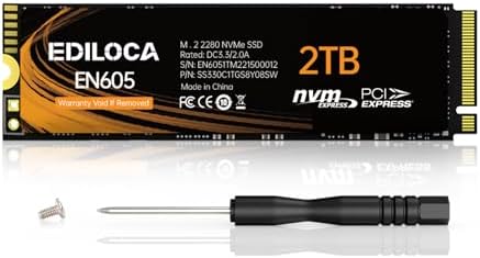 Unleash Blazing Performance with the EN600 PRO 256 GB NVMe SSD – Lightning-Fast 3200 MB/s Speeds for Gamers & Creators, PCIe 3.0 Gen 3 x4 M.2 2280 Internal Drive with Advanced SLC Cache and 3 D NAND TLC, Equipped with Graphene Cooling Sticker for Optimal Durability and Compatibility with PCs, Desktops, and Laptops – Elevate Your Storage Experience Now!