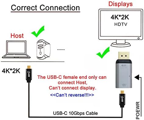 xiwai 100 W USB-C to HDMI Adapter Cable – 10 Gbps Data Transfer & 4 K@60 Hz Output for Laptops and Phones – Fast Charging Power Delivery & Enhanced Compatibility for Ultimate Streaming Experience