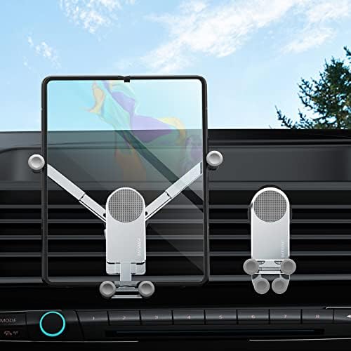 Premium Aluminum Z Fold 4 Car Mount: Dual-Mode Dashboard & Windshield Holder for Samsung Galaxy Z Fold Series and i Phone 16/15 Pro Max – Unmatched Stability & Hands-Free Convenience