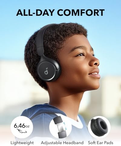 Soundcore H30 i Wireless On-Ear Headphones – Experience Unmatched 70-Hour Playtime with Bluetooth 5.3 Connectivity, Ultra-Lightweight Comfort, and Foldable Design for Effortless Portability and Deep Bass Enjoyment, Perfect for Music Lovers and Professionals Alike