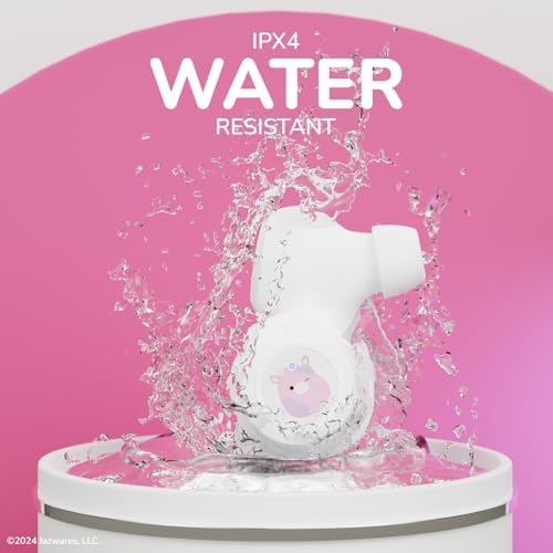 i Joy Squishmallows Bluetooth Earbuds – Adorable Wireless Headphones with 30-Hour Playtime and Integrated Mic – Ultimate Gift for Squishmallows Enthusiasts – Lightweight, Comfortable Design for All-Day Listening and Versatile Device Compatibility