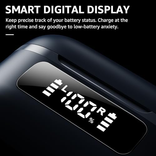 TOZO Premium Hybrid Active Noise Cancelling Wireless Earbuds – Advanced Bluetooth 5.3 Technology with 59-Hour Playtime, 6-Microphone Clarity for Crystal-Clear Calls, IPX8 Waterproof for Ultimate Durability, App-Controlled Customizable 32 EQ Settings for Personalized Audio Experience – Ideal for Active Lifestyles and Audiophiles Seeking Exceptional Sound Quality