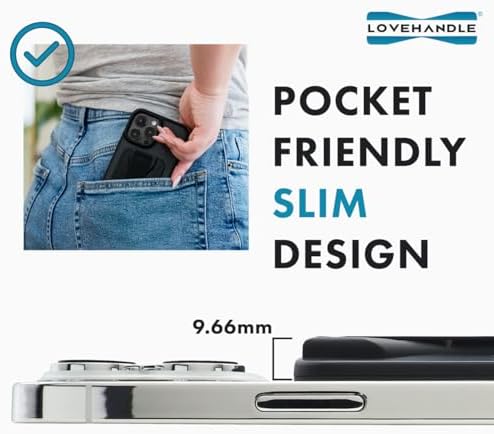 Revolutionary Love Handle PRO Magnetic Phone Grip & Stand – Ultimate Silicone Strap for i Phone & Android – All-in-One Device Mount, Kickstand, and Secure Holder – Experience Unmatched Stability, Style, and Convenience for Every Smartphone User