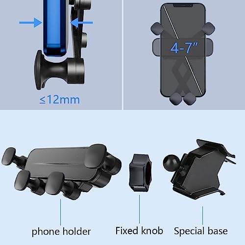 Toyota Venza 2021-2024 Smartphone Holder Mount – Advanced Gravity Phone Bracket for Secure & Stylish Auto Accessory, 360-Degree Rotation, Easy Installation, and Enhanced Compatibility for Optimal Navigation