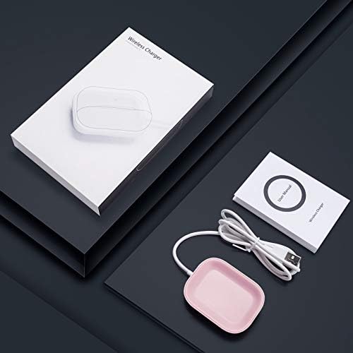 Sleek Silver Wireless Charging Dock for Air Pods Pro 2/3 & Air Pods 2 – Fast, Universal Power Solution for Effortless Charging Anywhere – Modern Aluminum Alloy Design for Home, Office, and Travel Convenience