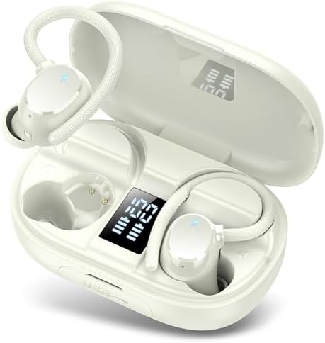 Transform Your Audio Experience with Cutting-Edge Bluetooth 5.4 Wireless Earbuds – Hi-Fi Stereo Sound with Advanced ENC Noise Cancellation – IP7 Waterproof for Ultimate Durability – 68-Hour Battery Life with Dual LED Display for Real-Time Monitoring – Perfect for Active Lifestyles and Everyday Connectivity