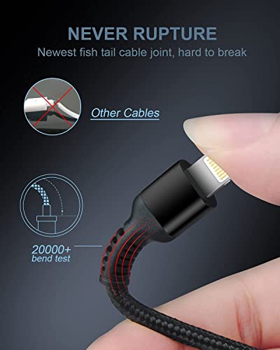 6 FT Samsung Fast Charging Cable (5 Pack) – Universal USB C to C Cord for i Phone 16 Series & Galaxy S25 Ultra – Durable Nylon Braided Design for Quick and Reliable Charging in Car and Home – Enhanced Compatibility with Pro, Max Models & More