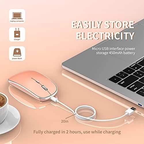 Elevate Your Computing Experience with the Q23 S Black Wireless Mouse – Rechargeable, Dual Mode USB-A & Type-C, Silent Operation, and 3 Adjustable DPI for Ultimate Precision and Versatility Across Laptops, Macs, PCs, and Android Devices