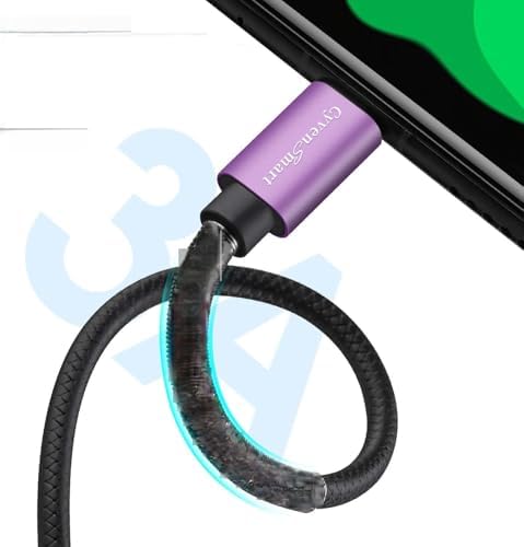 6 ft USB C Charger Cable (3 Pack) for Samsung Galaxy S9/S10/S8 Plus – Fast Charging 3 A TPE Cord for Note 20/9/8 & LG Models – Durable, Flexible, and Versatile Charging Solution for All Your Devices