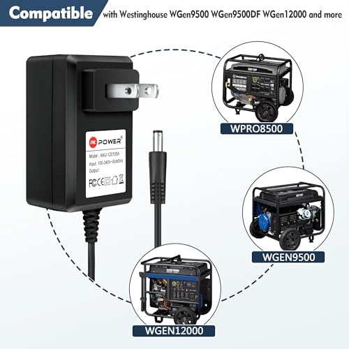 High-Efficiency Power Adapter for Westinghouse Generators – Rapid Charging Solution for WGen9500, WGen12000, i Gen4500 & More – Superior Durability with Universal Compatibility for Dependable Generator Performance