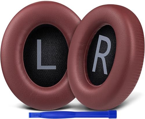Upgrade Your Bose 700 Headphones with SOULWIT Luxurious Replacement Earpads – Premium Protein Leather & High-Density Foam for Optimal Noise Isolation and Comfort – Stylish Purple-Black Design Perfect for Audiophiles & Casual Listeners