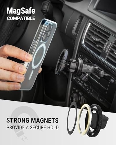Revolutionize Your Driving Experience with Scosche Magic Mount™ SMSCUP – Adjustable Gooseneck Magnetic Phone Holder for Car, Compatible with i Phone 16-12 Series & Android Devices, Mag Safe Technology, Effortless Hands-Free Navigation, Secure Cup Holder Fit, Effortless Installation