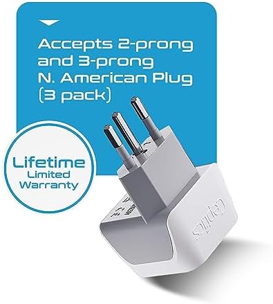 Ultimate Universal Travel Adapter: 35 W Fast Charging Power Converter with PD & QC 3.0, Dual USB-C & Triple USB Ports for Seamless Global Connectivity – Compatible with Type A, C, G, I Outlets for Effortless Charging Across EU, US, UK & Beyond – Perfect Travel Companion for Modern Explorers
