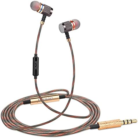 Elevate Your Audio Experience with Betron YSM1000 Wired Earphones – Noise Isolating Earbuds with Tangle-Free Cable and 3.5 mm Jack Compatibility for i Phone and More – Lightweight Comfort for Extended Use and Unmatched Sound Quality