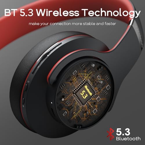 Transform Your Listening Journey with DOQAUS Over-Ear Bluetooth Headphones: 90-Hour Playtime, Tailored EQ Settings, and Superior Noise Cancellation for Unmatched Comfort and Audio Clarity in Music and Calls