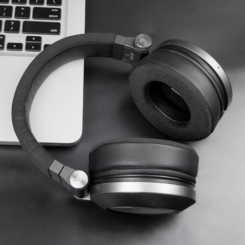 Premium SOULWIT Mesh Earpads for JBL Synchros E50, E50 BT, S500, S700 Wireless Headphones – Ultimate Noise Isolation and Comfort Upgrade in Stylish Black Gold – Durable Replacement Cushions for Enhanced Audio Experience