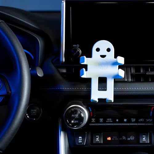 Marvel Spiderman Hug Buddy Adjustable Air Vent Smartphone Holder – Universal Car Mount for i Phone, Samsung Galaxy, LG & More – Secure & Stylish Phone Accessory for Safe Driving & Easy Navigation