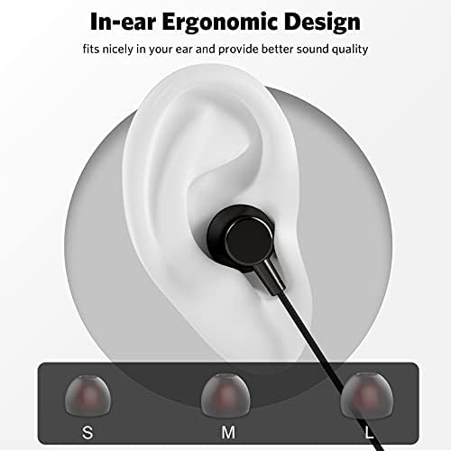 COOYA USB C Headphones – Premium Wired Earbuds with Enhanced Bass Stereo Sound & Noise-Canceling Technology for i Phone 16 Plus, Samsung S25 Ultra, Pixel 9, and More – Magnetic Design for Easy Storage, Ergonomic Comfort, and Crystal-Clear Calls – Perfect for Music, Gaming, and Professional Use