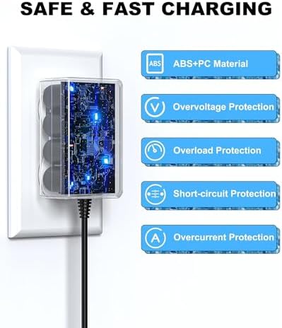 VHBW 26 V High-Performance Replacement Charger for TINECO Cordless Vacuums – Fast AC/DC Power Supply Compatible with IFLOOR 2, 3 Series, A10 Dash, A11 S3 Hero, Master Floor ONE S2, S3, S5 – Lightweight, Durable, and Safety-Enhanced for Optimal Cleaning Efficiency