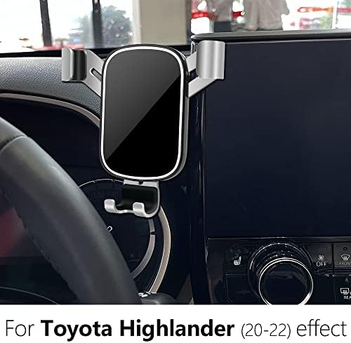 Toyota Highlander 2020-2025 Premium Car Phone Holder – Secure Smartphone Mount with 360° Rotation and Built-in Charger for Enhanced Driving Convenience – Ideal for Highlander Hybrid Accessories and Mobile Cradle Needs